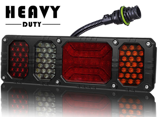 Rear Multifunction Light Heavy Duty With Reflective Device and Electrical Conduit LZD 2857