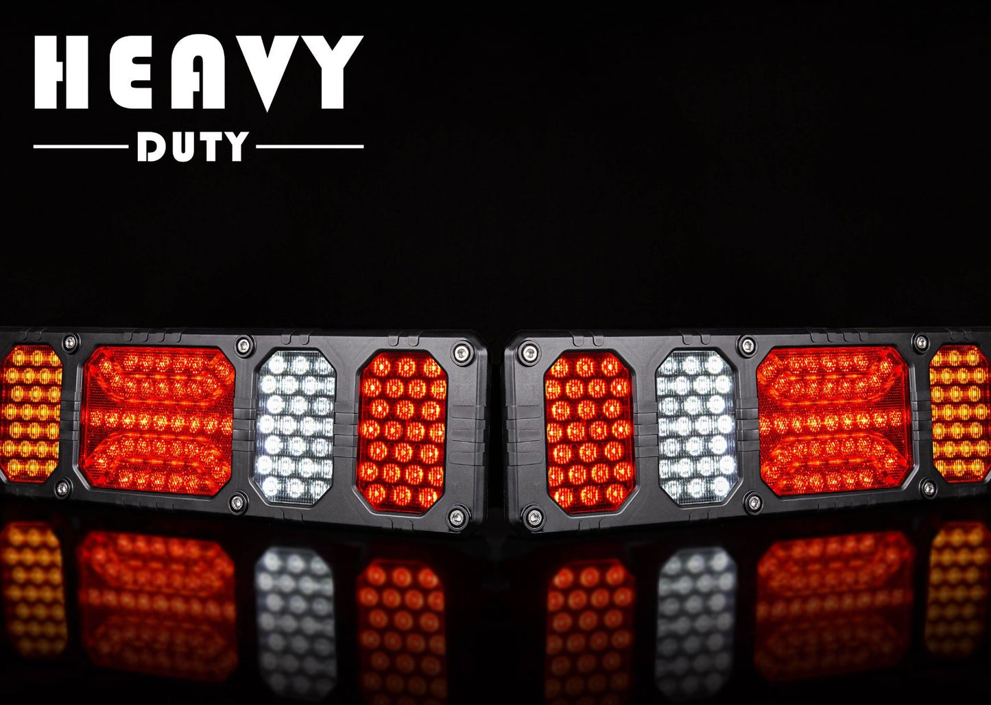 Rear Multifunction Light Heavy Duty With Reflective Device and Electrical Conduit LZD 2856