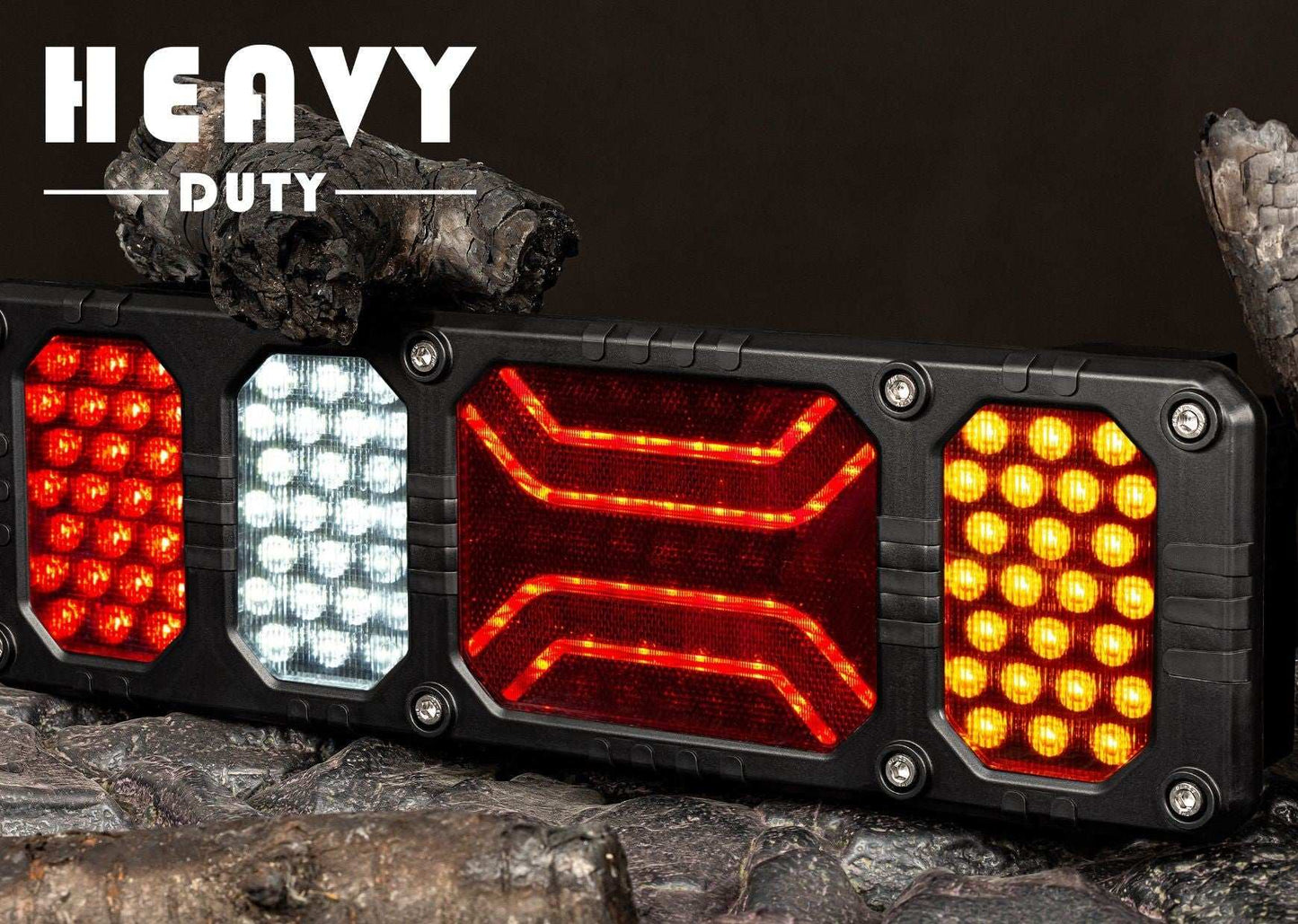 Rear Multifunction Heavy Duty LED Light With Reflective Device RL 2855 Right