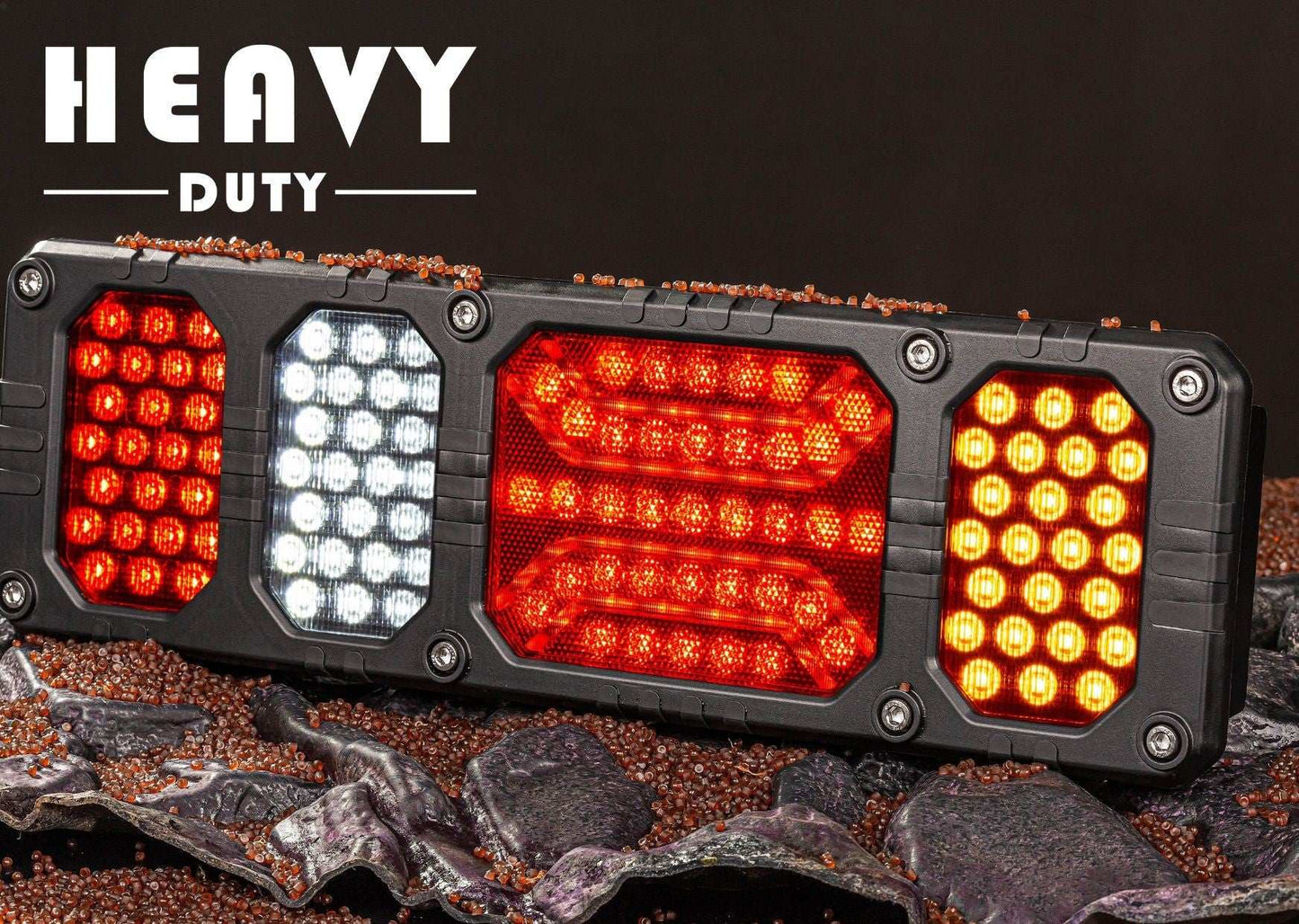 Rear Multifunction Heavy Duty LED Light With Reflective Device RL 2855 Right
