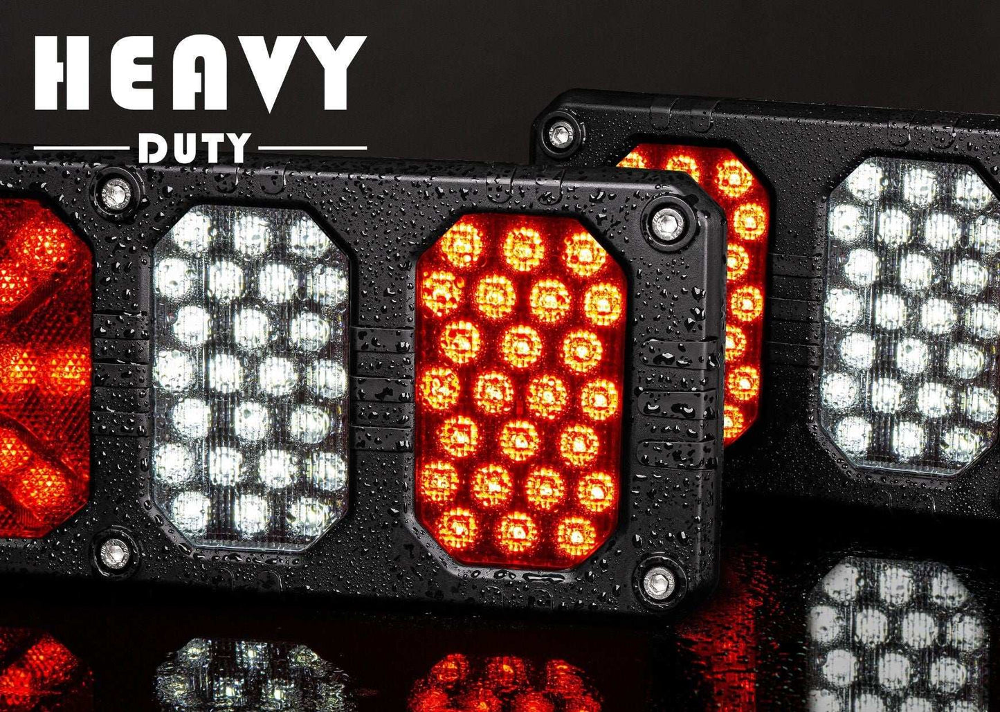 Rear Multifunction Heavy Duty LED Light With Reflective Device RL 2855 Right