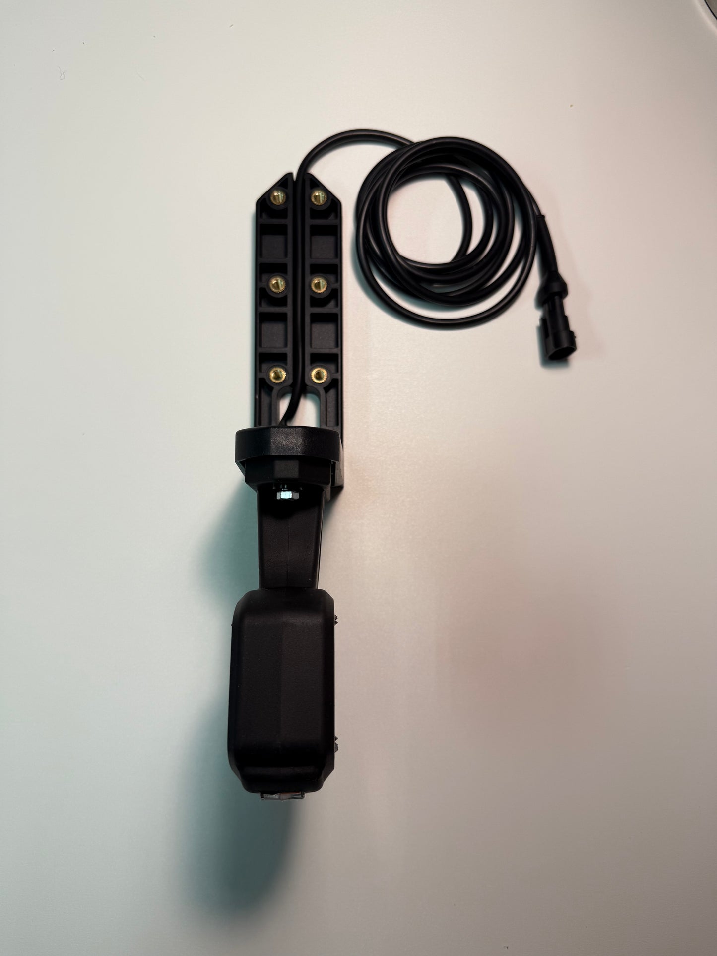 Top Bumper Mounting Bracket For Outline Marker Lights with integrated wiring for secure trailer light installation.