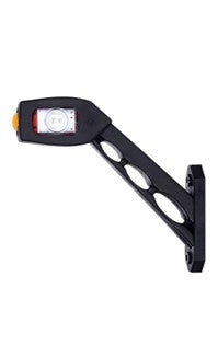 High-visibility red led marker light for enhanced safety on heavy duty semitrucks, trailers, vocational, passenger, fire trucks, and commercial vehicles.