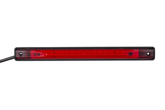 15 Red LEDs Brake Lamp LSD 2255 with bright central LED brake light for vehicles, dual voltage compatible, durable and energy efficient.