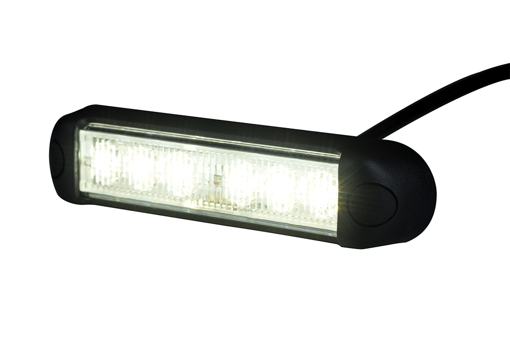 Set of Daytime Running Lights RL 2783 with 12 bright LEDs, waterproof IP68, universal fit, and automatic light control.