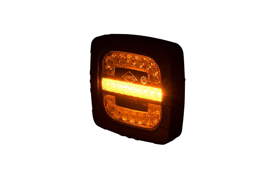 Front Multifunction Light ROCA LZD 2799 showing bright amber LED front position light and direction indicator function.