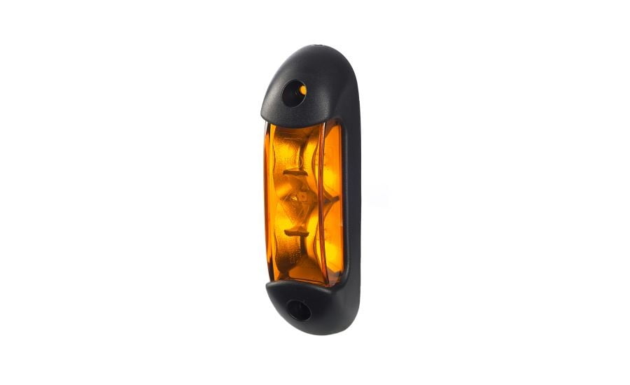LED Indicator Light RL 2290 amber LED side direction indicator with universal mount for trucks and trailers.