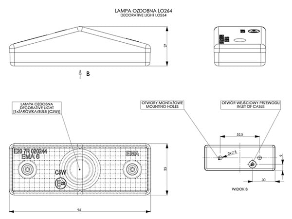 Decorative lamp LO 264