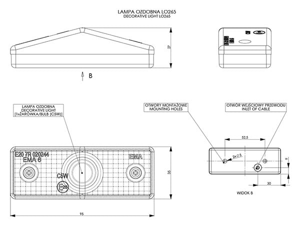Decorative lamp LO 265