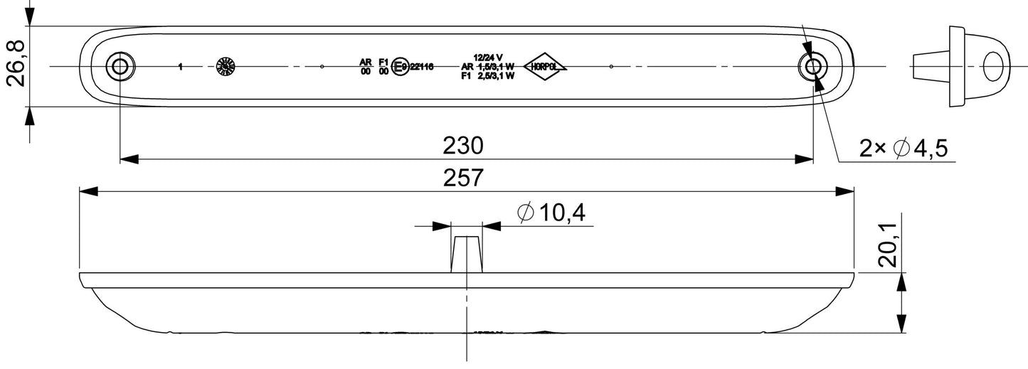 Rear combination lamp LZD 2252