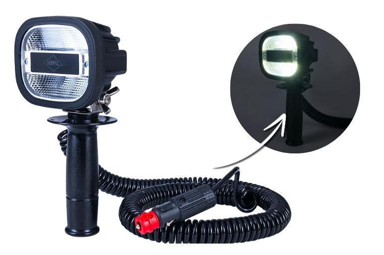 Work Lamp With Handle and Cigarette Lighter Plug LRD 3071