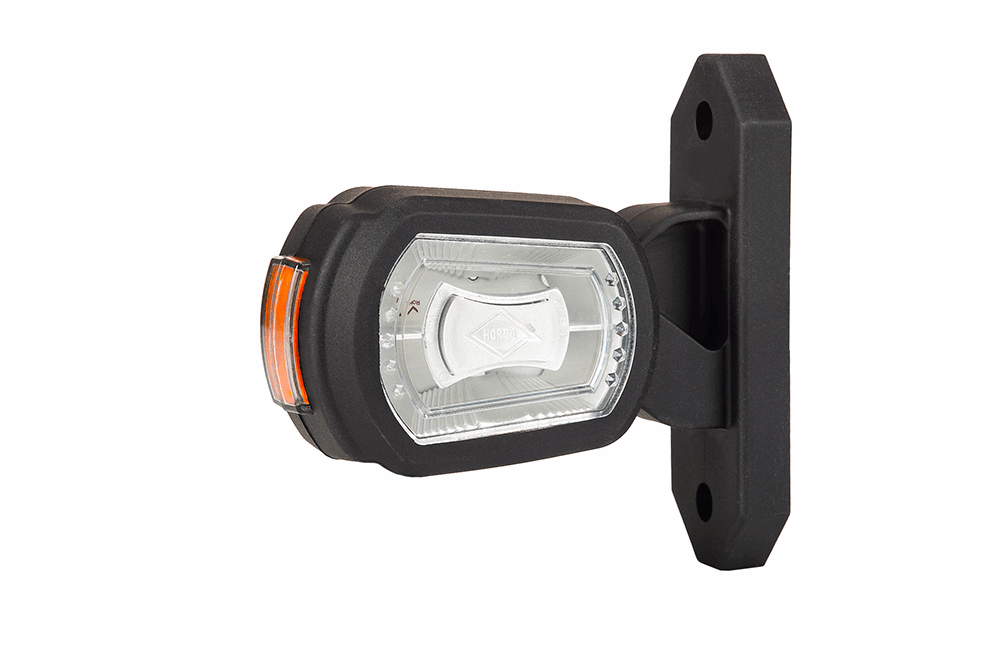 High-visibility bright amber side led marker light LDCC 2777 for enhanced safety on semitrucks, trailers, and commercial vehicles on heavy duty semitrucks, box trucks, trailers, vocational, passenger, fire trucks, and commercial vehicles.
