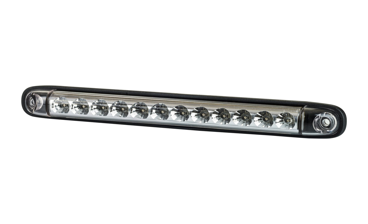 2 Function LED Lamp Slim Design LZD 2247 with 12 bright LEDs for brake and rear position light, waterproof, compact vehicle lamp.