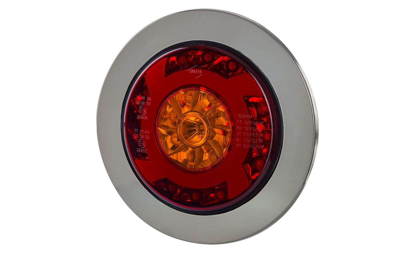 Multifunction LED Rear Lamp Chrome LUCY RL 2423 Left + Right Usable