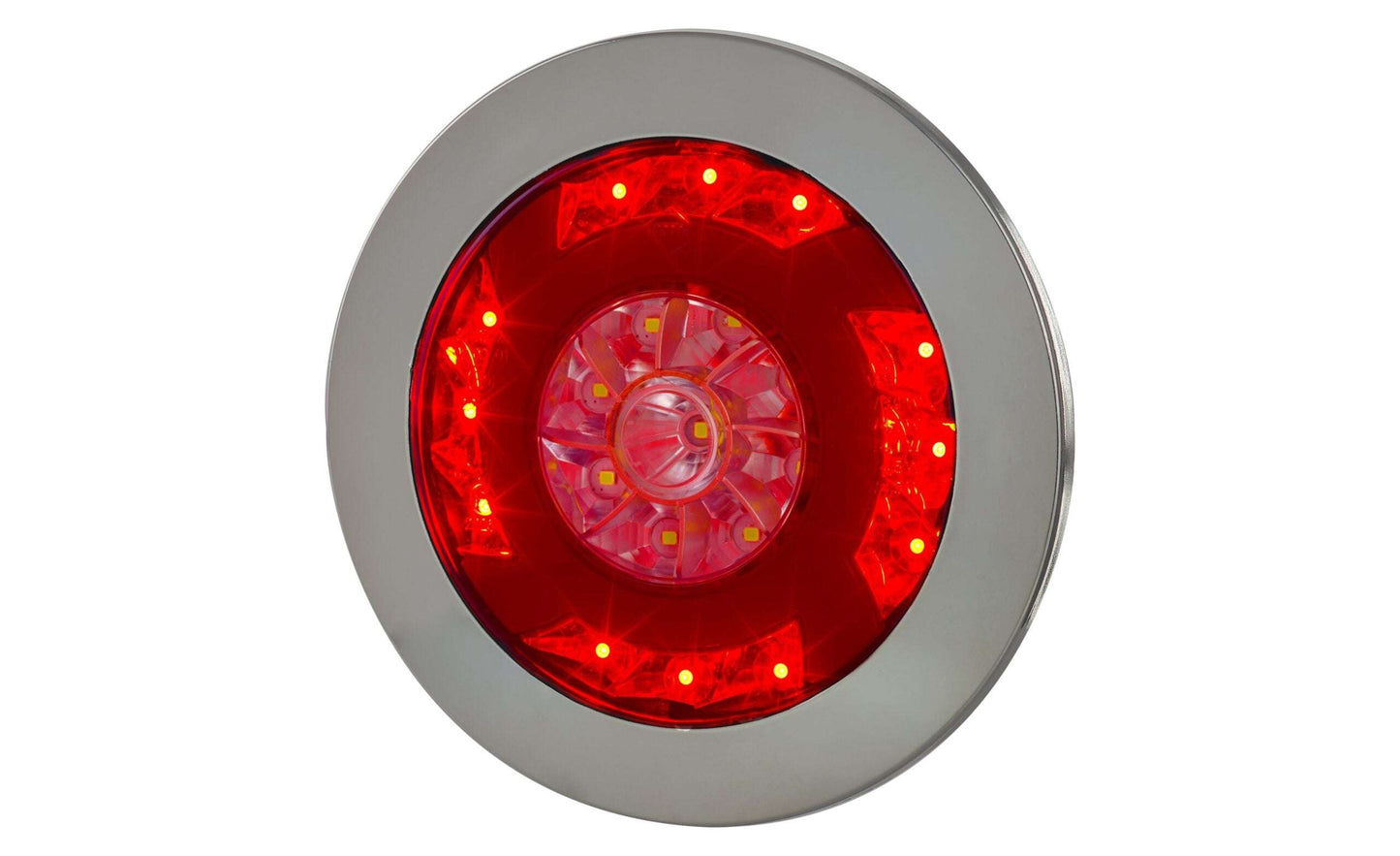 Multifunction LED Rear Chrome Lamp LUCY RL 2425 Left + Right Usable