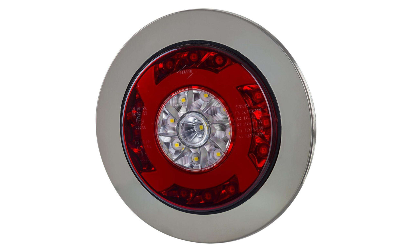 Multifunction LED Rear Chrome Lamp LUCY RL 2425 Left + Right Usable