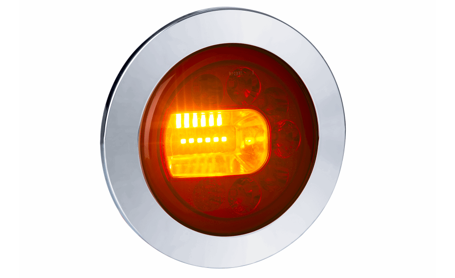 Multifunction LED Rear Chrome Lamp LUNA RL 2448 LEFT