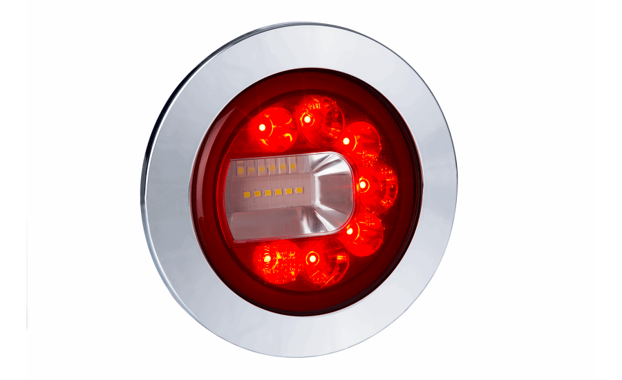 Multifunction LED Rear Chrome Lamp LUNA RL 2452 LEFT