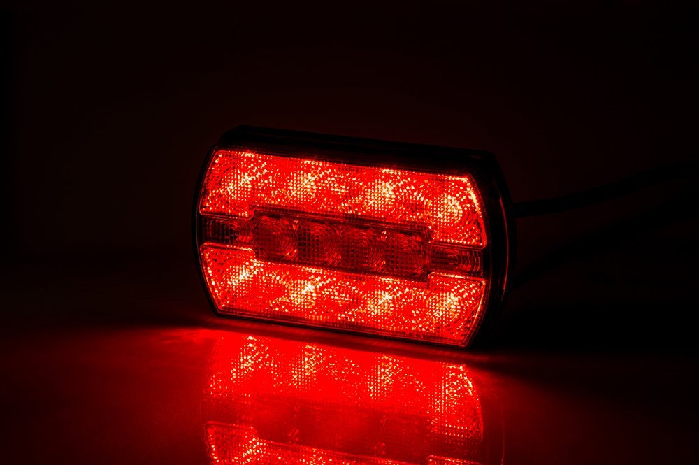 3 Function Rear LED Light Carla LZD 2791 showing bright red rear position and brake light with durable compact design.