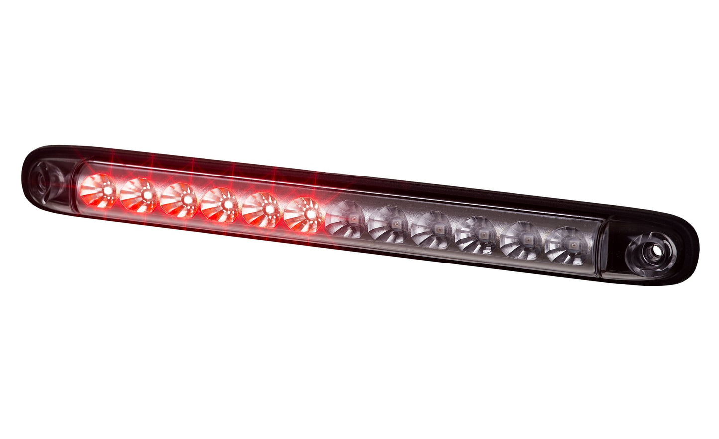 3 Function Red and Orange Rear LED Light Slim Design LZD 2246 with 12 LEDs for brake, position, and indicator functions.