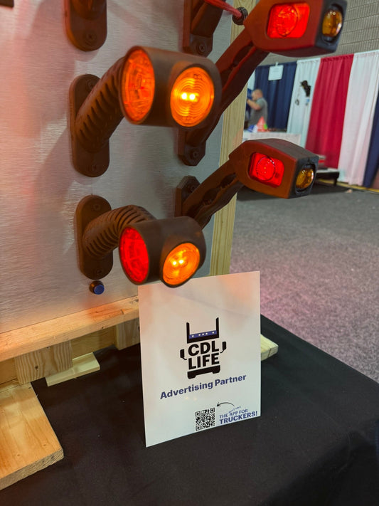 RoadLites commercial LED safety lighting featured through the CDLLife professional truck driver community.