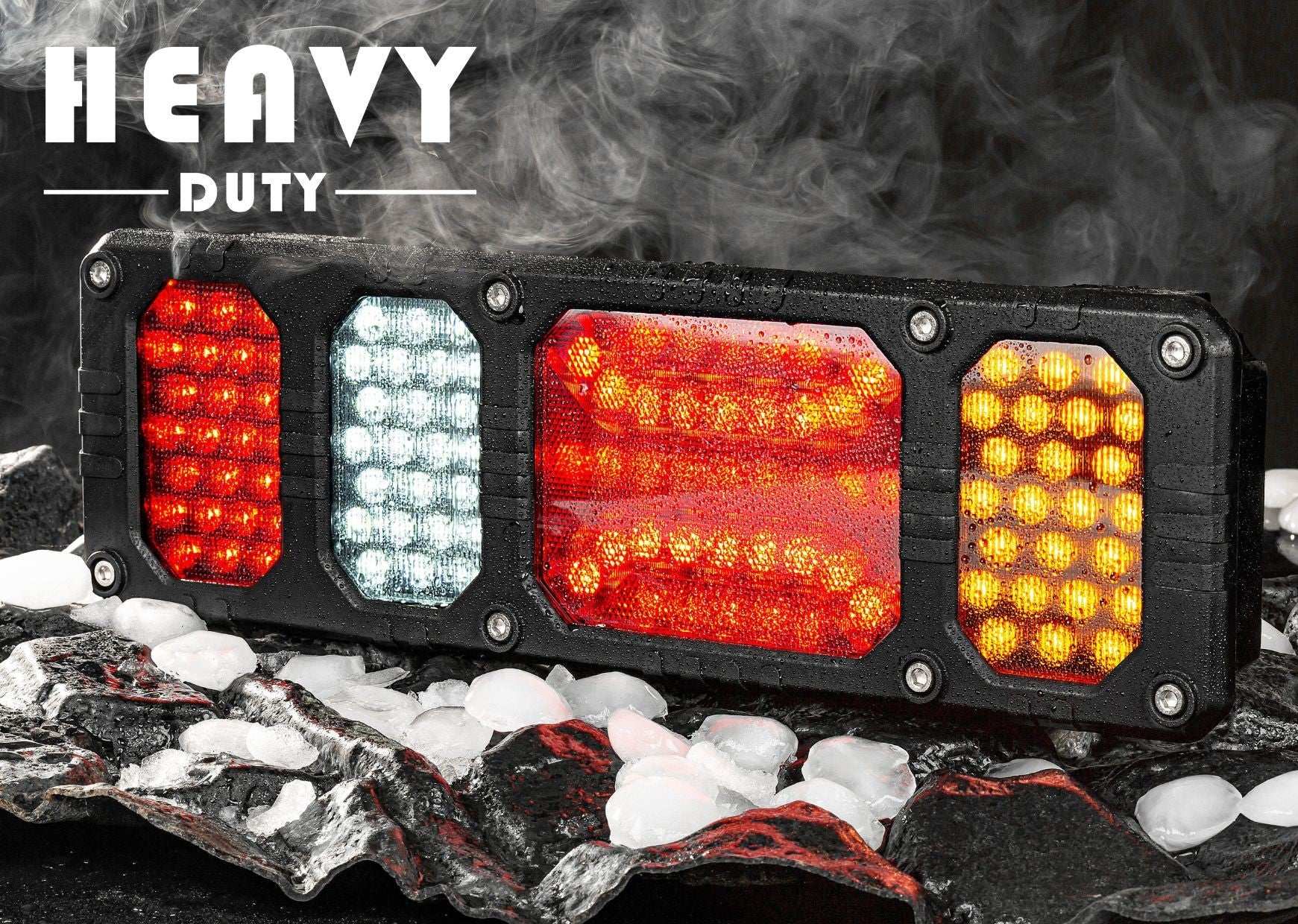 Rear Multifunction Light Heavy Duty With Reflective Device and Electrical Conduit LZD 2856