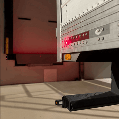 Mini 3 LED Contour Side Arm Outline Marker Light Set on a trailer bumper| Short Arm | Weatherproof Universal Fit Vans Trucks Semi Trailers RVs (12/24V) RL534