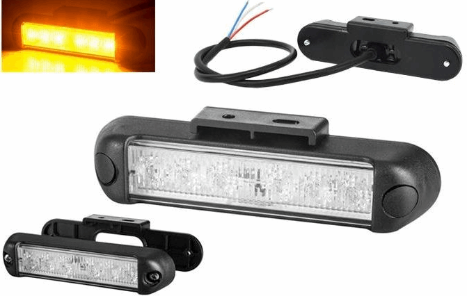 LED Amber Flashing Warning Light RL 2782