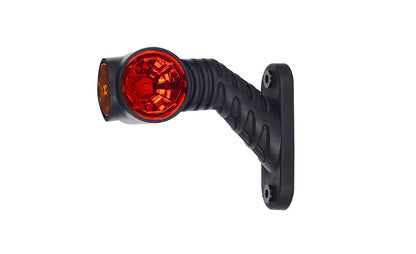 Truck Trailer LED Side Arm Outline Marker Light Set 6 FT Cable Optional Harness