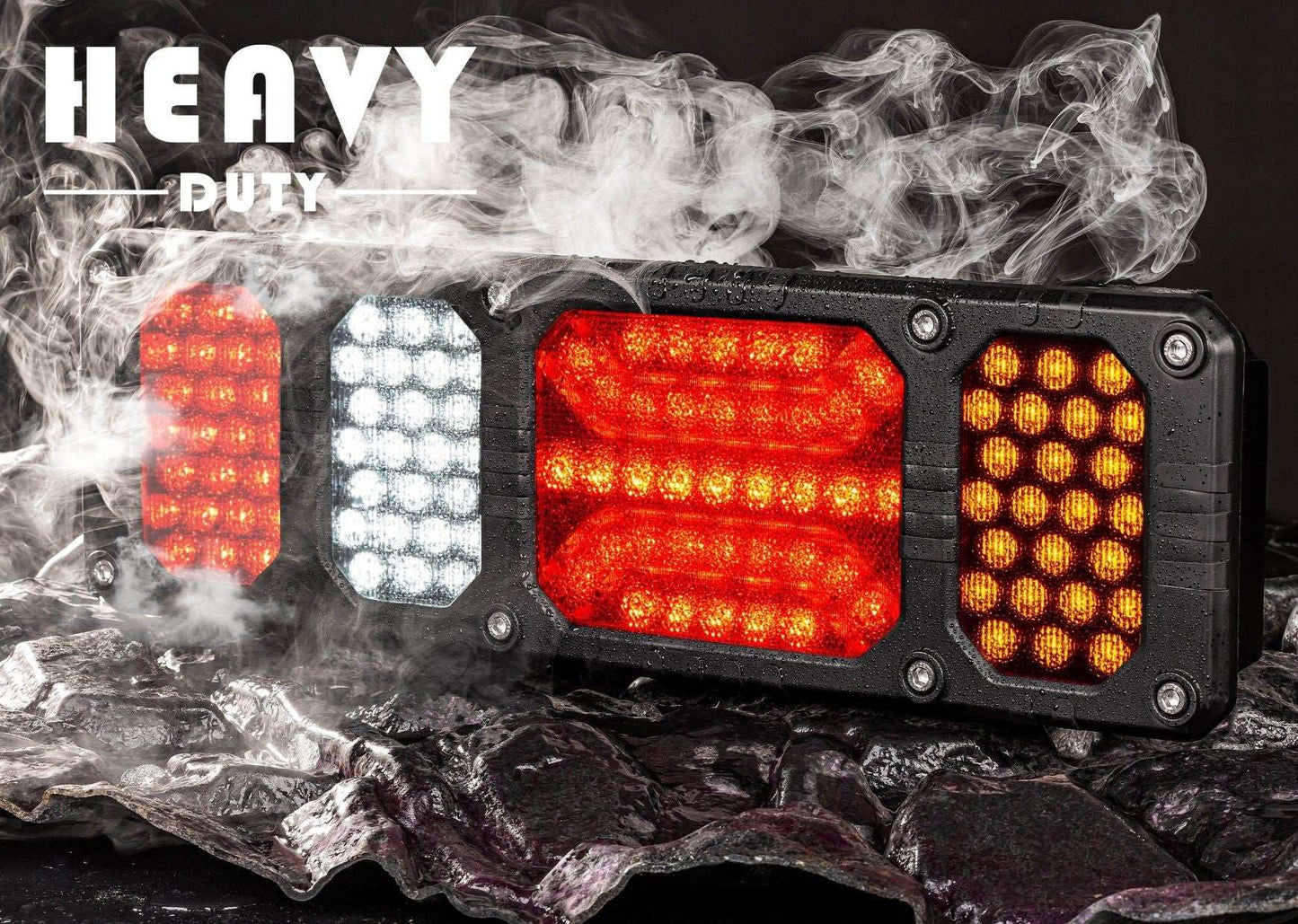 Rear Multifunction Light Heavy Duty With Reflective Device and Electrical Conduit LZD 2857
