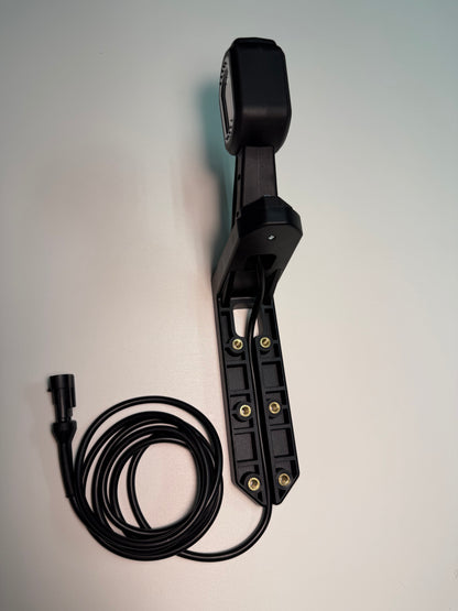 Top Bumper Mounting Bracket For Outline Marker Lights with wiring harness for secure trailer light installation.