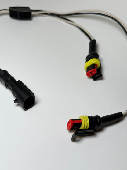 SuperSeal 2 Pin Male Female Connector Harness for Outline Marker Lights