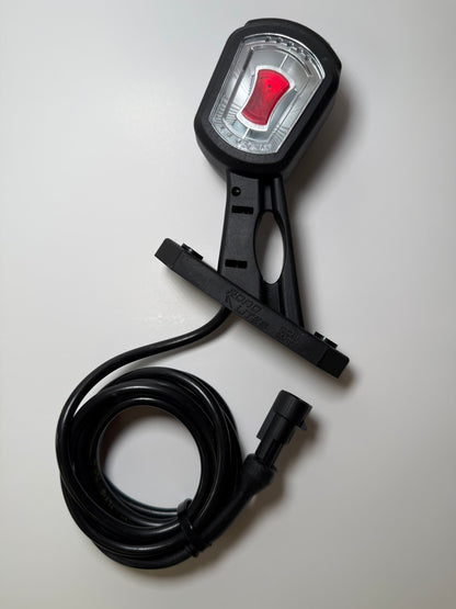 Close up of RoadLites right LED Side Outline Marker Light LDCC 2697 with superseal connector