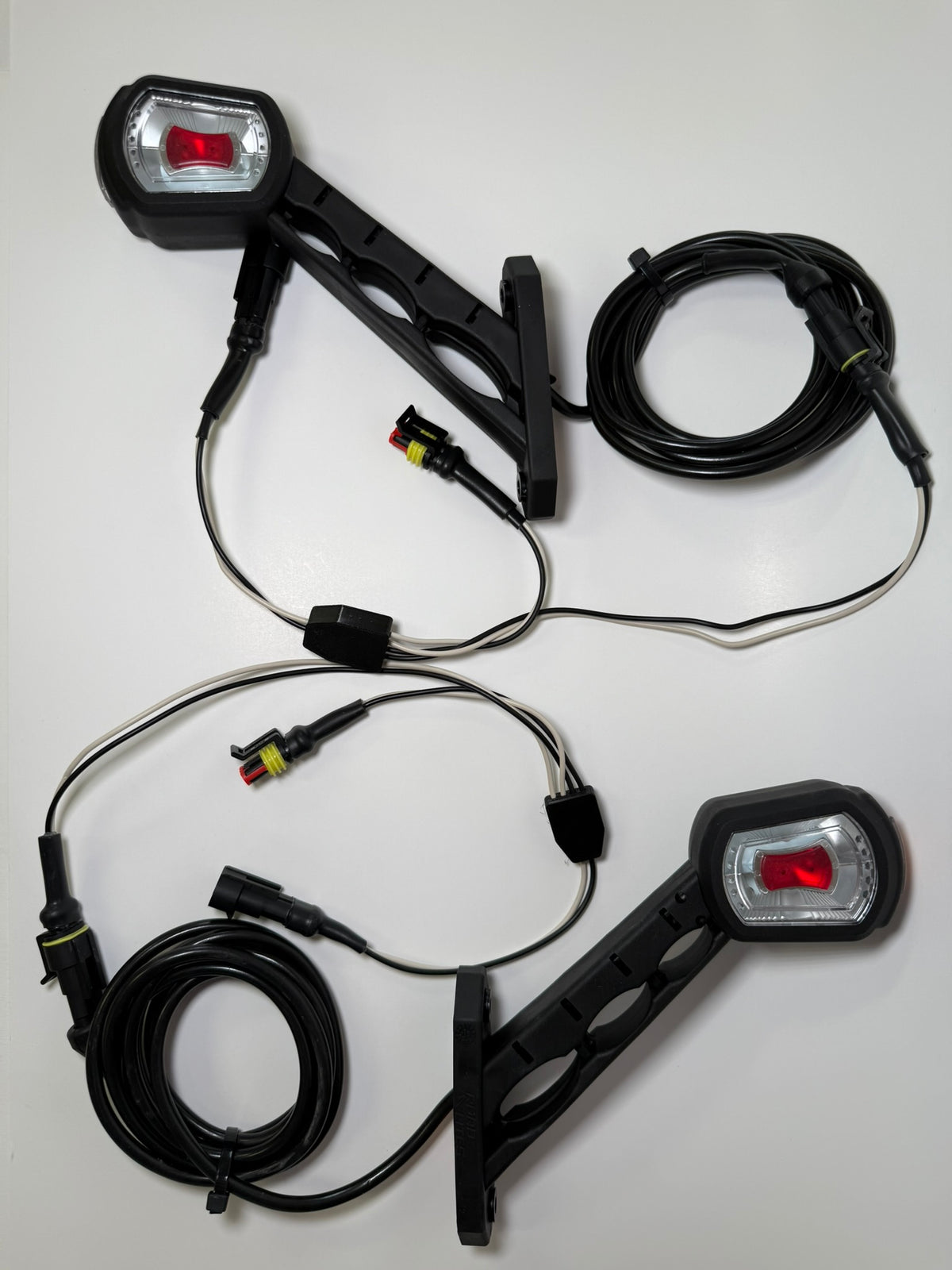 RoadLites LED Long Arm Outline Marker Light Set LDCC 2698 & LDCC 2699 with superseal harnesses