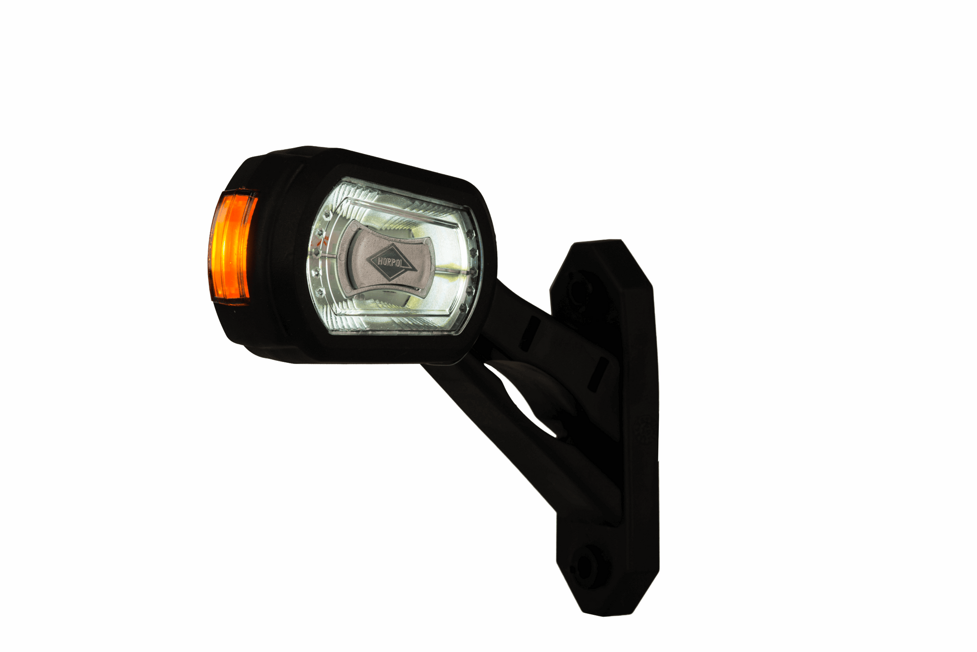 High-visibility amber side led outline marker light for enhanced safety on semitrucks, trailers, and commercial vehicles on heavy duty semitrucks, box trucks, trailers, vocational, passenger, fire trucks, and commercial vehicles.