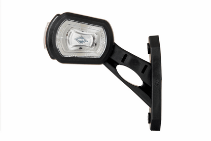 High-visibility amber led outline marker light for enhanced safety on semitrucks, trailers, and commercial vehicles on heavy duty semitrucks, box trucks, trailers, vocational, passenger, fire trucks, and commercial vehicles.