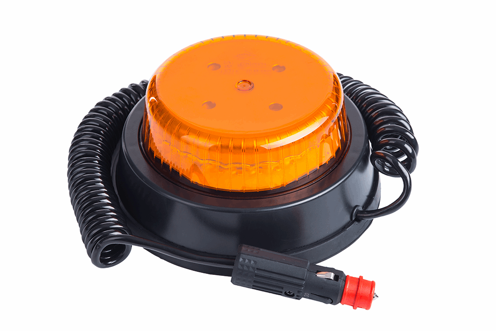 cigarette lighter plug light Magnetic Orange Beacon Light Cigarette Lighter Plug LDO 2664/F