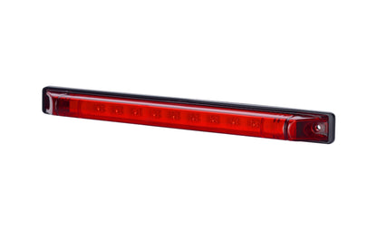 9 Red LEDs Brake Lamp LSD 563 with 9 bright LEDs, dual voltage, central mount, durable and energy-efficient brake light.