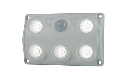 Interior Lamp With Motion Sensor LWD 2156 with six LEDs and a central motion sensor for automatic vehicle lighting.