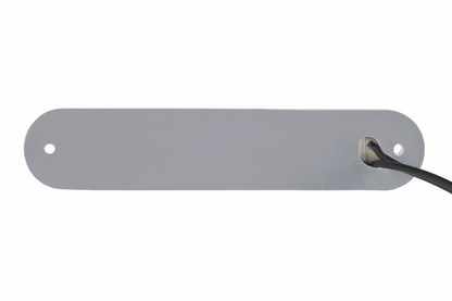 Interior lighting lamp LWD 2528 gray elongated housing with cable outlet and mounting holes for trailer and truck lighting installation