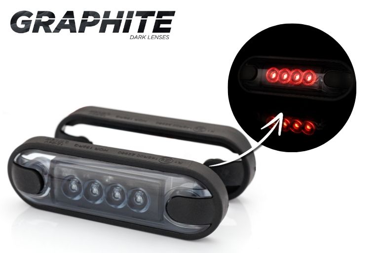 Marker Light Slim LD 3212/GRAPHITE Red