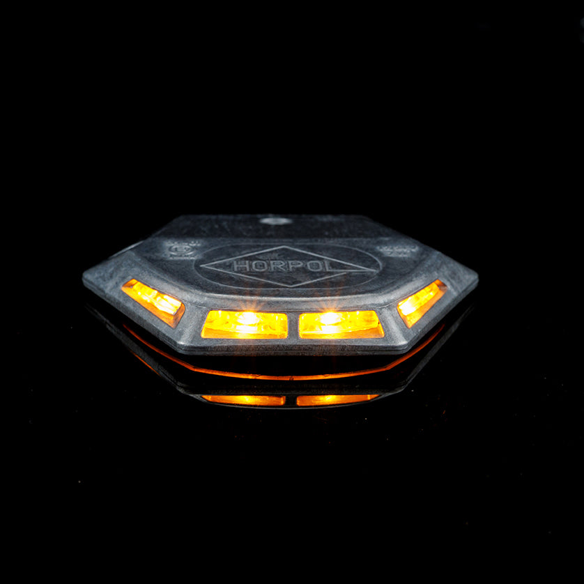 Lift Gate LED Warning Light LDO 2135 with bright amber LEDs, slim design, and durable waterproof housing for tail lift safety.