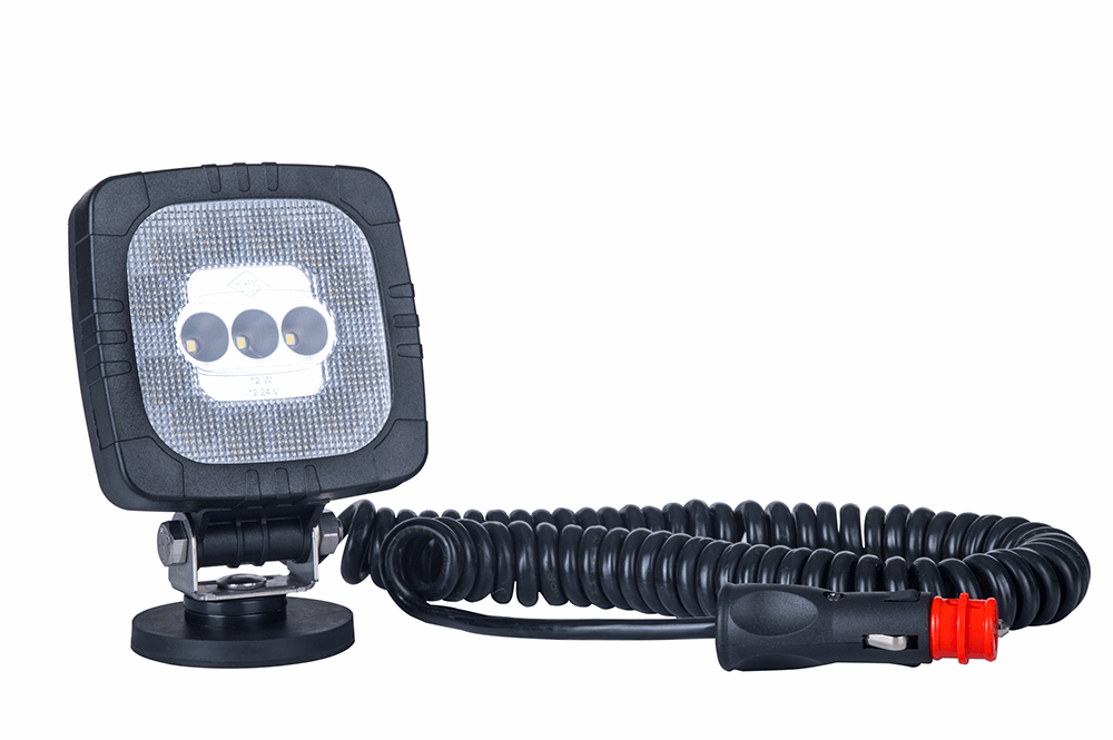 Work Light With Magnetic Assemble Base and Cigarette Lighter Plug LRD 2685