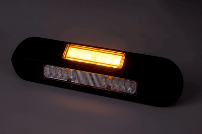 LED Work Lamp With Orange Warning Strobe Light (6500 K) RL 3043/BLACK/A1