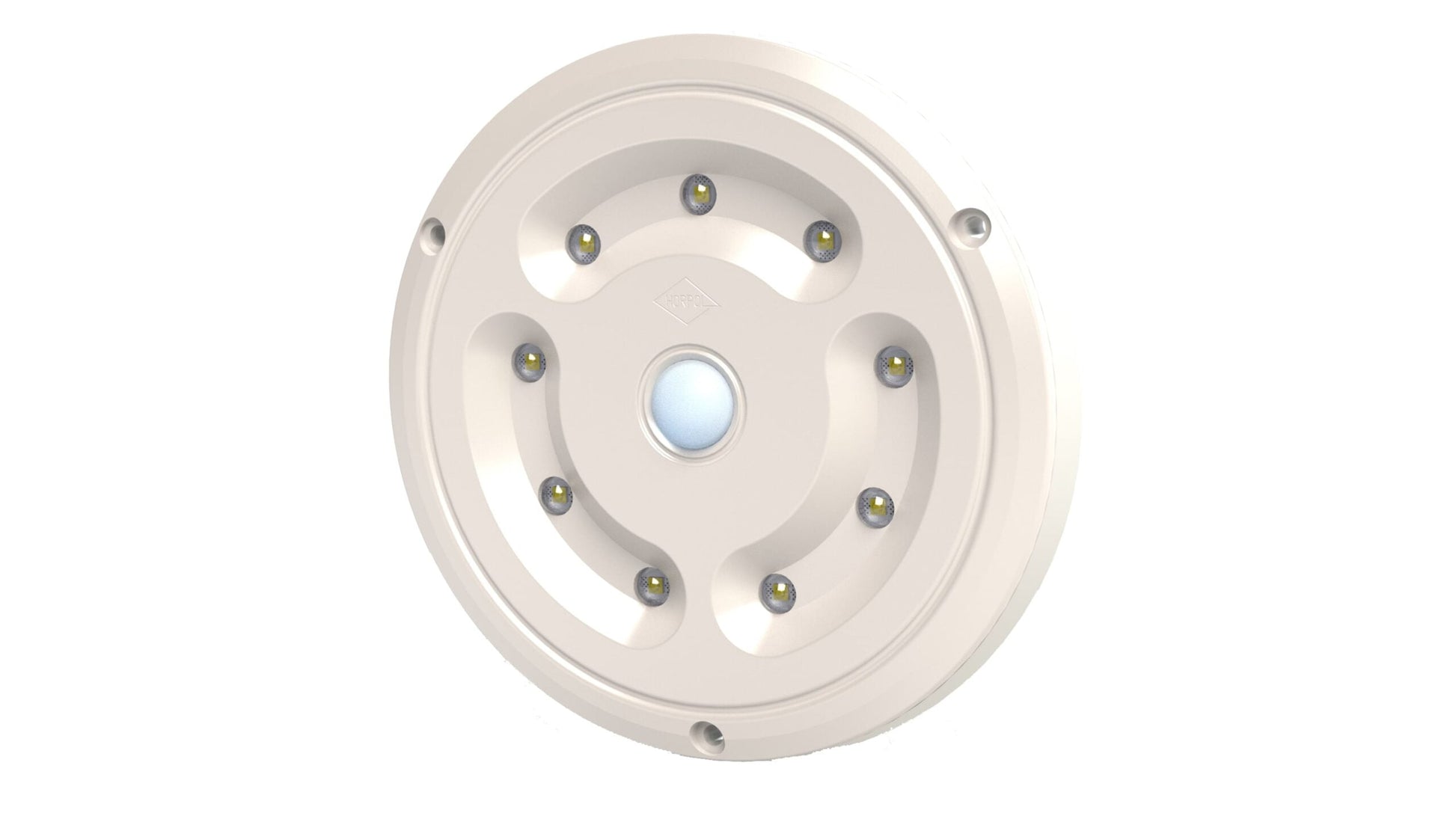 Round Interior LED Lighting Lamp With Motion Sensor LWD 2759 recessed ceiling light with 9 LEDs and built-in motion sensor.