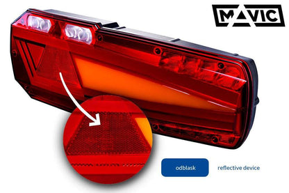 Rear Multifunction LED Light Mavic With Reflective Device LEFT RL 2652