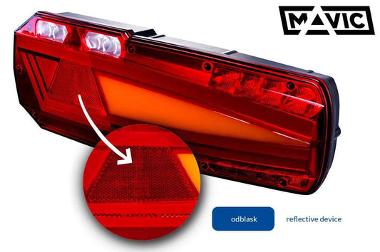 Rear Multifunction LED Light Mavic With Reflective Device LEFT RL 2652