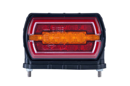 Rear Multifunction LED Light Cleo, Bottom Mount Version LZD 2790/B with 32 LEDs for brake, indicator, and position functions.
