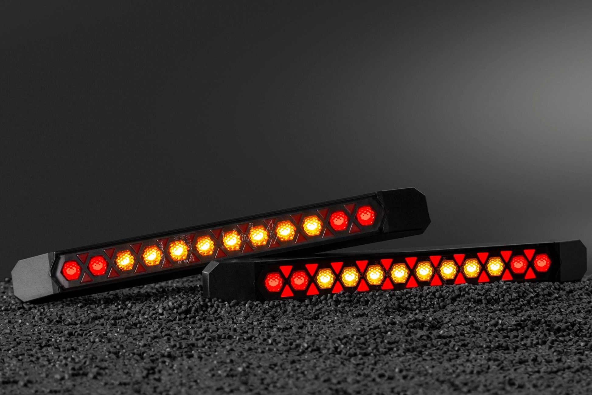 Rear Multifunction Amber and Red LED Light With Static Direction Indicator LIZARD RL 3140