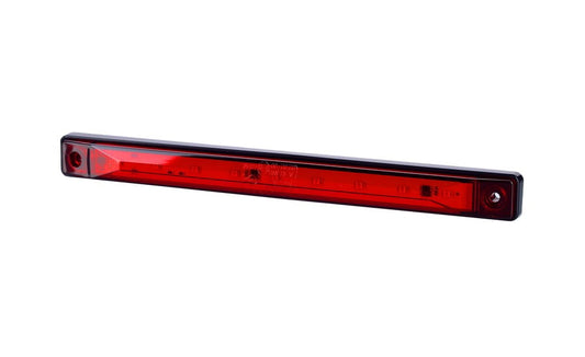 9 Red LEDs Rear Marker Light LD 999 with 9 bright red LEDs for vehicle rear visibility, compatible with 12V and 24V systems.